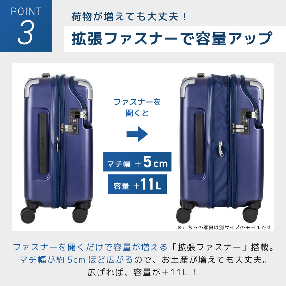 【トラべリスト】TRAVELIST レスト トップオープン付きスーツケース M
