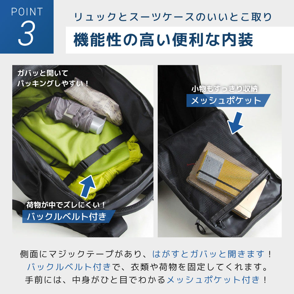 スパッソ リュックキャリー