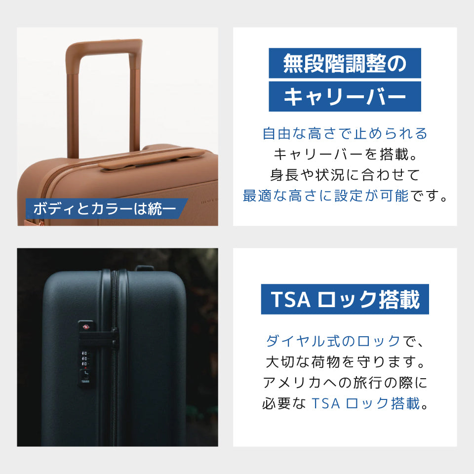 moln〜鞄のようなキャリーオンスーツケース〜（機内持ち込み